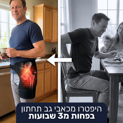 proper+ רצועת טיפול להקלה בכאבי ירך ואגן