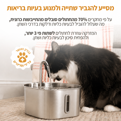 מזרקת proper - לחתול בריא